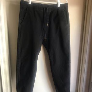 Men’s twill joggers